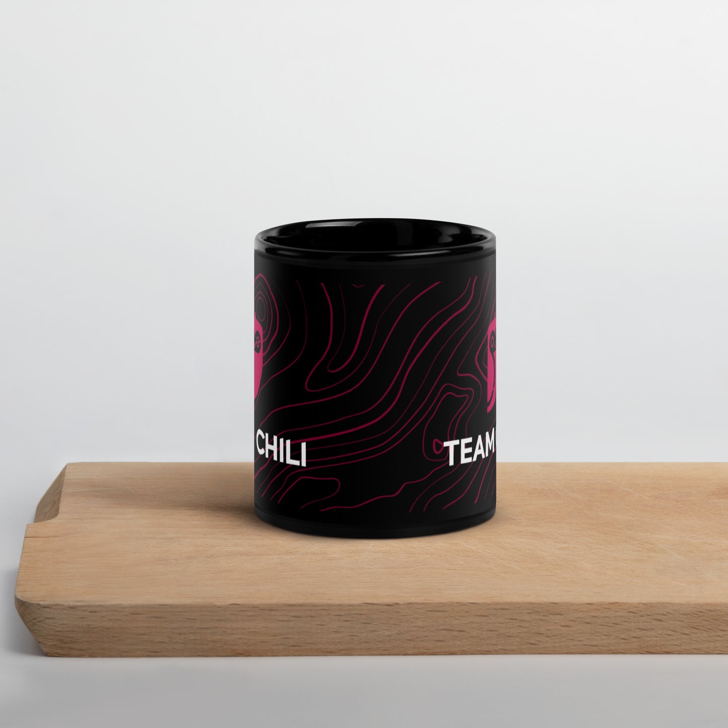 Team Chili Dark Glossy Mug