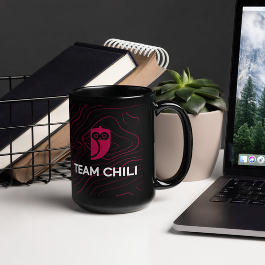 Team Chili Dark Glossy Mug