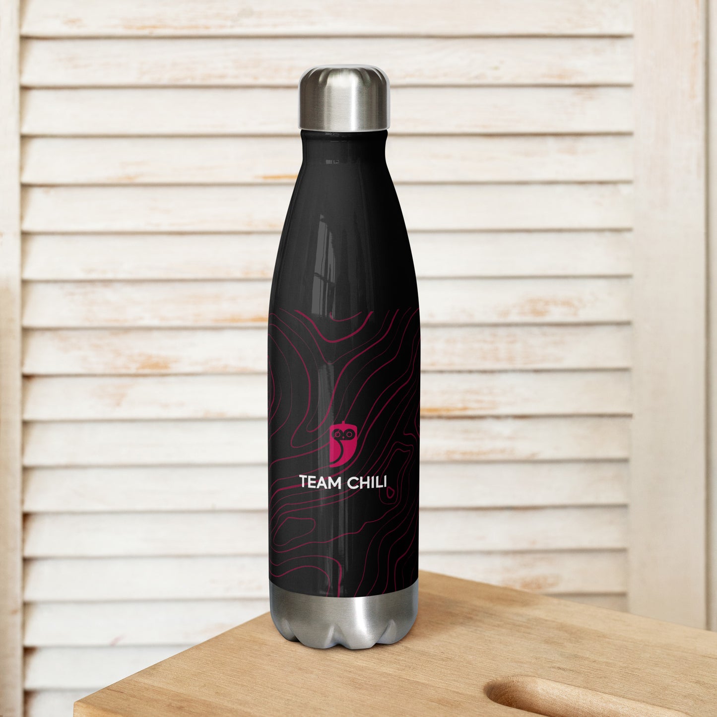 Team Chili Stainless Steel Water Bottle